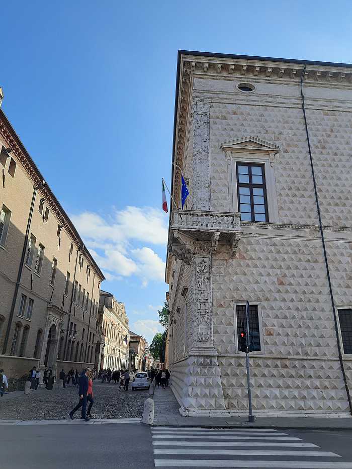 Diamond's Palace or Palazzo dei diamanti in Ferrara, Italy.